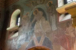 Даниловский монастырь в Москве, фрески в летней церкви храма Святых отцов семи Вселенских соборов
