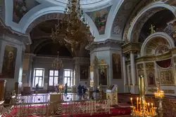 Даниловский монастырь в Москве, интерьер Троицкого собора