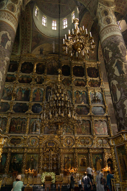 Донской монастырь, восьмиярусный иконостас Большого собора
